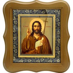 Иоанн Креститель. Икона на холсте.