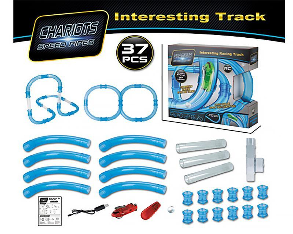 Автотрек сборный 37эл., коробка 022-2