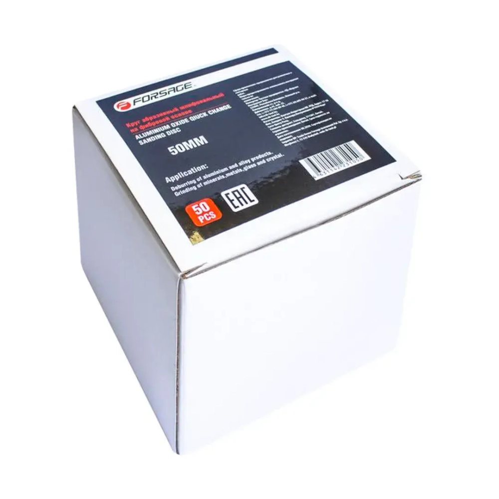 Круг абразивный шлифовальный 50мм (№120,красный)(к-т 50шт) Forsage F-BD2120C