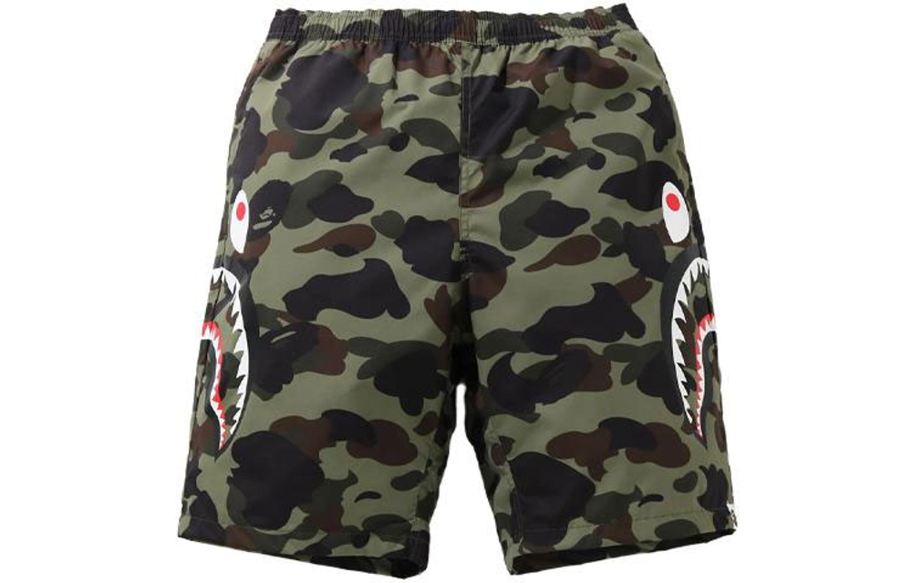 A Bathing Ape Bathing Ape 1st Camo Shark Beach Брюки