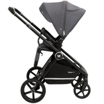 Коляска 4 в 1 Sweet Baby Stella + автокресло Elegante Plus с базой i-Size ISOFIX DK780 Dark Grey