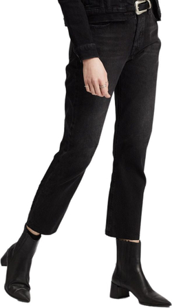 Джинсы Levis 501 Levi's Original CROP BLACK HEART черный