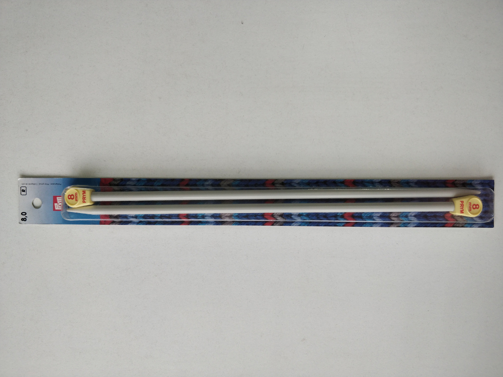 Prym прямые спицы 35см пластик