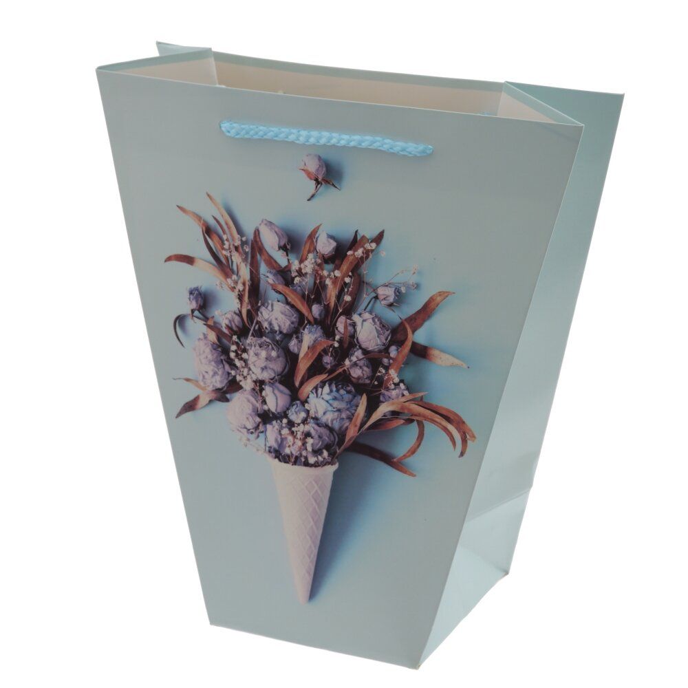 GAEM Пакет подарочный M (бумага 210г/м2, блок 12шт), L24 W11 H26 см, 4в.