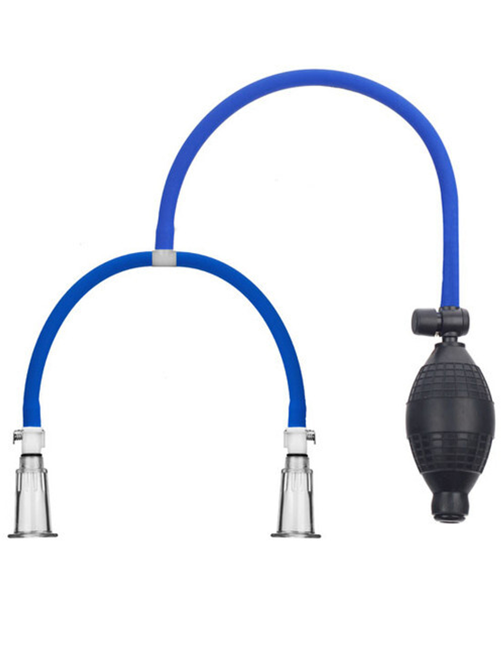 Женская вакуумная помпа для сосков Nipple Vacuum Pump Z4 (Цвет: синий с черным)