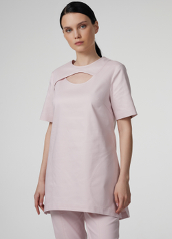 Туника с фигурным вырезом