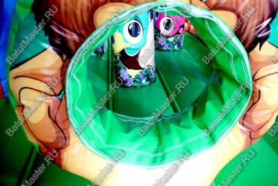 Коммерческий надувной батут "Звериный мир" 7*5*4 м