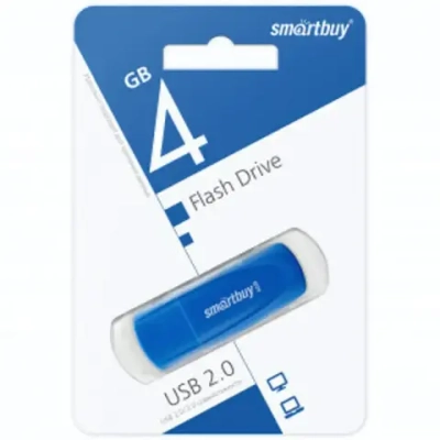 Флеш-накопитель 4 Gb Smartbuy Scout Blue