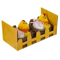 GAEM Набор из 2-х изделий декоративных "Гнездо пасхальное" (5,5*4), L11 W6 H6 см