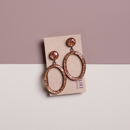 Серьги - Кольца - Золотой Блеск