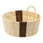 Корзина плетеная круглая bodhran chocolate из коллекции ethnic, размер l