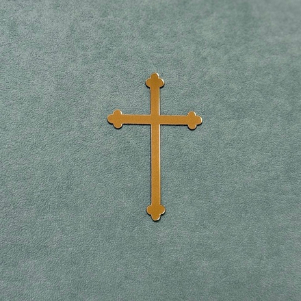 Декор акриловый "Крестик" 5*8 см