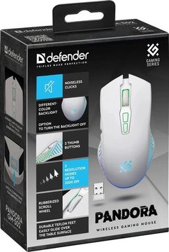 Мышь Defender Pandora GM-502 белая