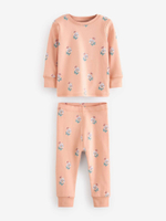 Пижама для девочки Next Q96-762, 3 шт., Голубой, Молочный, Персиковый