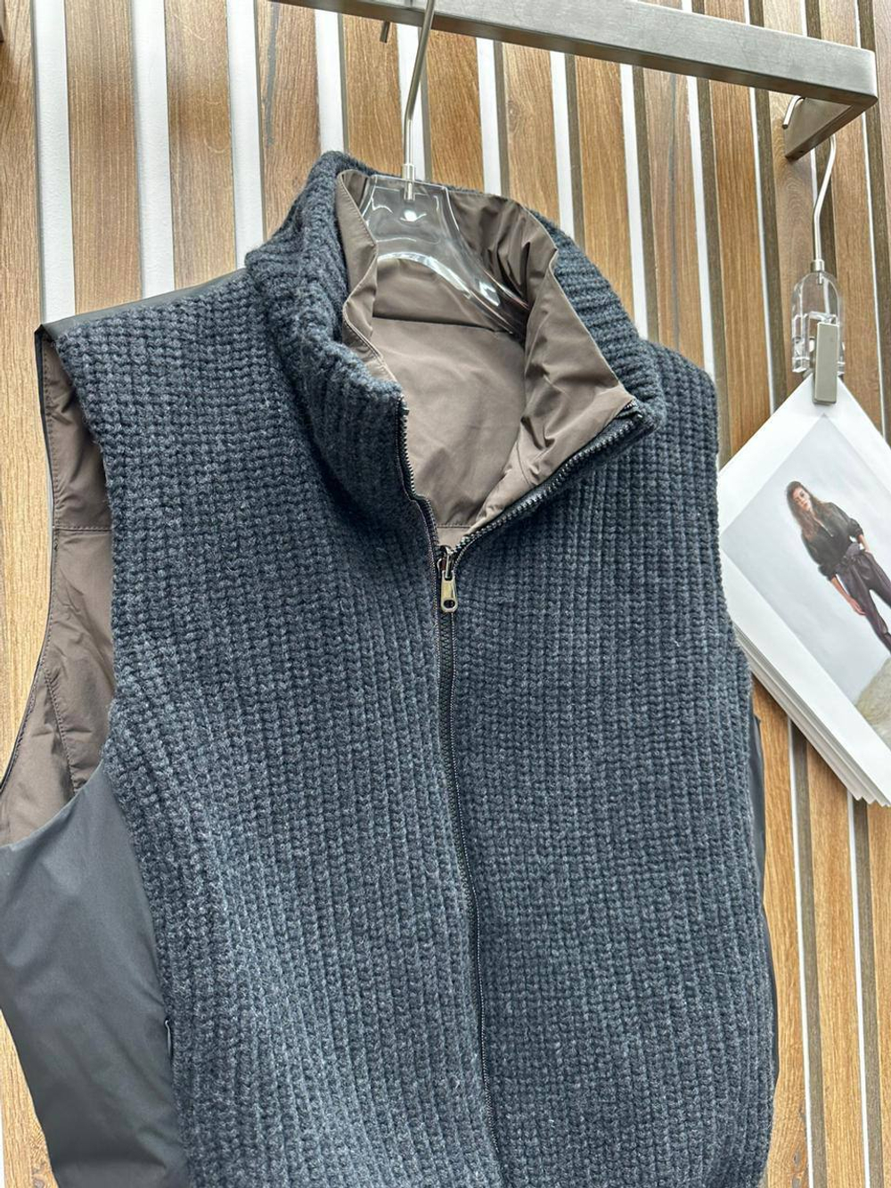 Двусторонний жилет Brunello Cucinelli