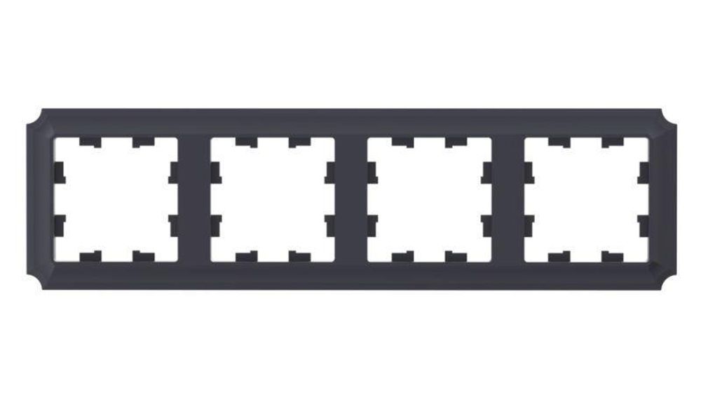 Рамка 4-м AtlasDesign Antique универс. карбон SE ATN101004