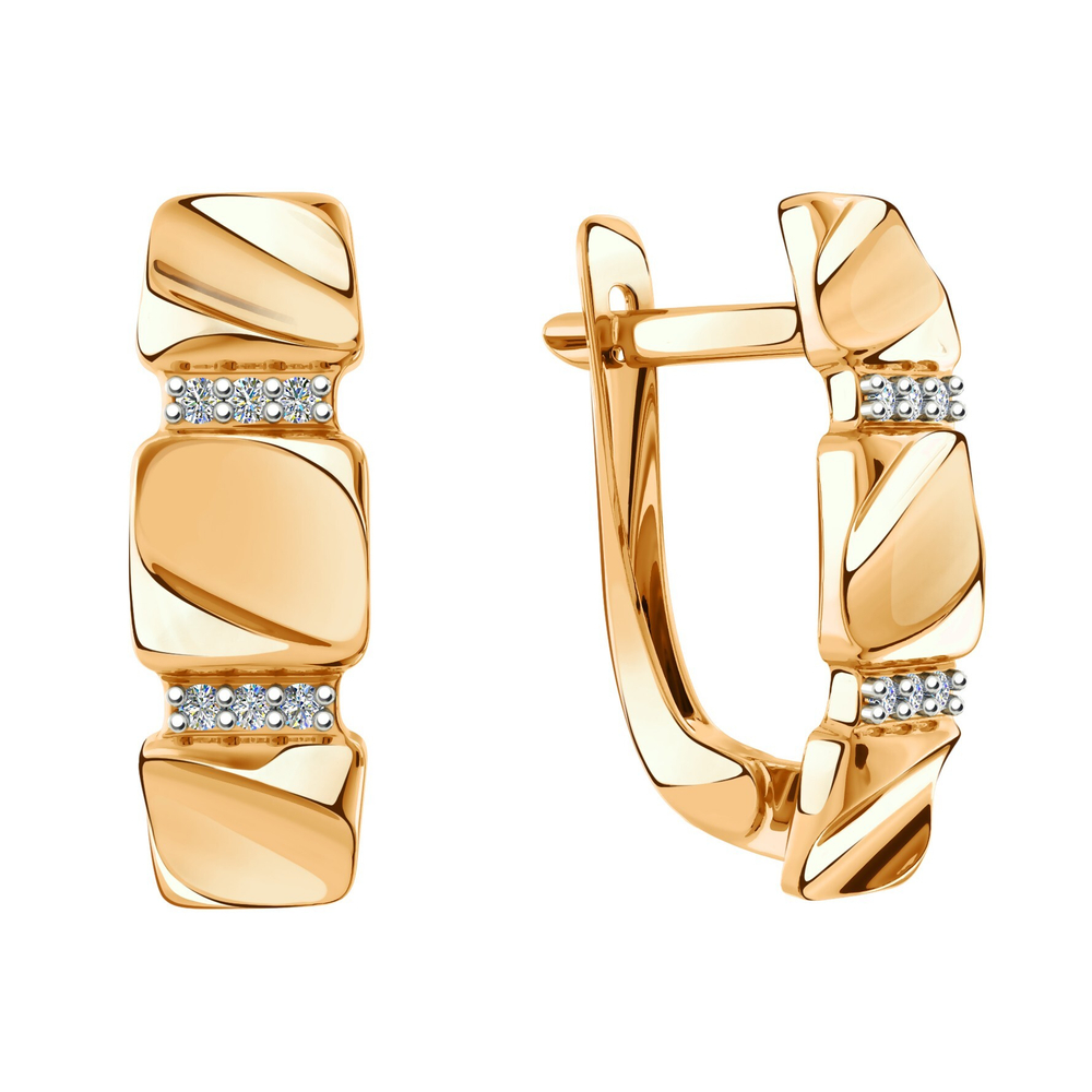 Серьги из золота 585 пробы