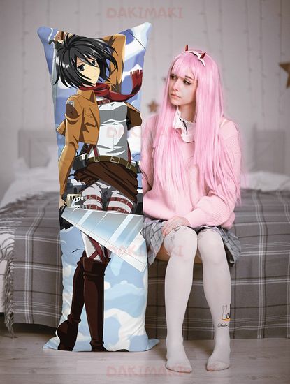 Дакимакура Микаса Аккерман арт. 0173