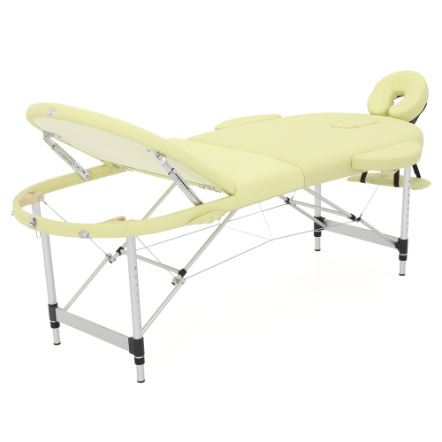 Массажный стол складной алюминиевый Med-Mos JFAL03 (МСТ- 3310ВЛ) М/К (3-х секционный) (РУ)