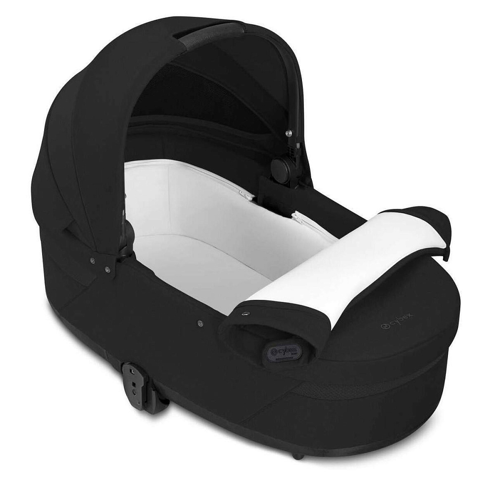 Коляска Cybex Balios S Lux BLK complete Cloud G Stone Grey Plus Base G 4 в 1 Moon Black с дождевиками