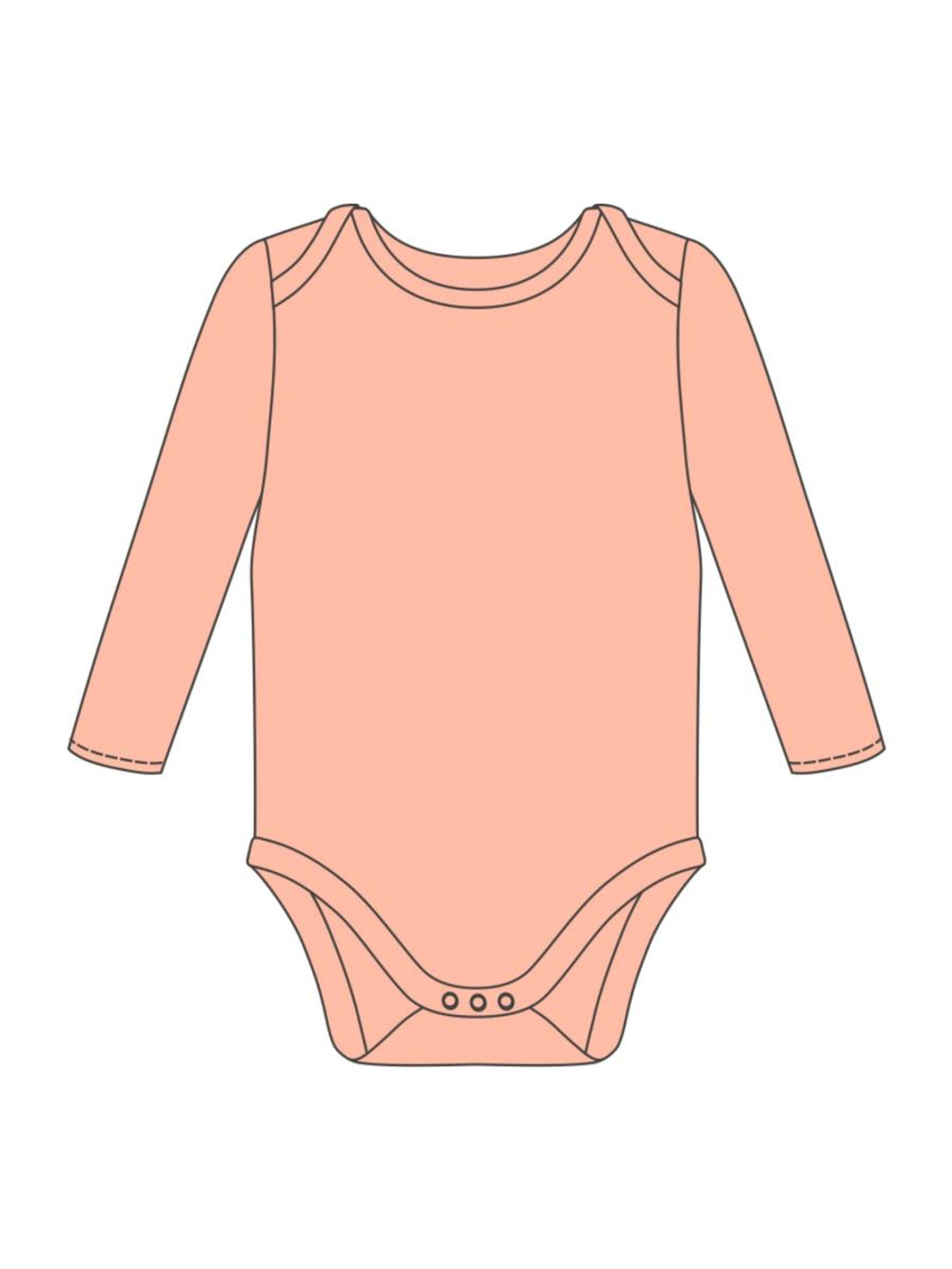 Боди "Сюрприз-1" р. 86, Персиковый (Ивашка)
