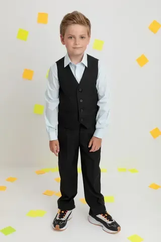 брюки  для мальчика  ТК 46142/черный