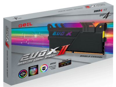 Оперативная память 16GB GEIL 3200MHz DDR4 PC4-25600 EVO X II Black RGB CL16 GEXSB416GB3200C16BSC