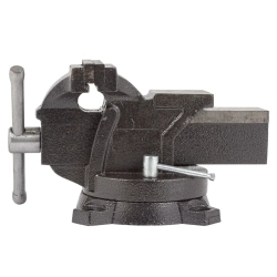 Тиски стальные поворотные с наковальней 4''-100мм RockForce##Rock FORCE RF-6540304