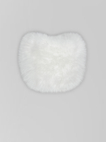 Шапка однотонная меховая пушистая