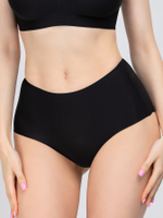 Бесшовные трусики (Размер: XXL) (Цвет: черный)