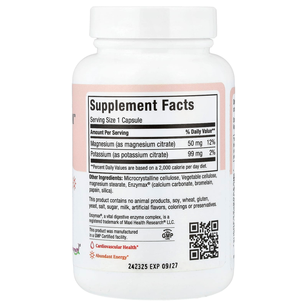 Maxi Health, Maxi Potassium Magnesium™, 90 капсул Maxi