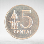 Lithuania, 5 Centai – First Issue of the New Republic, 1991, VF