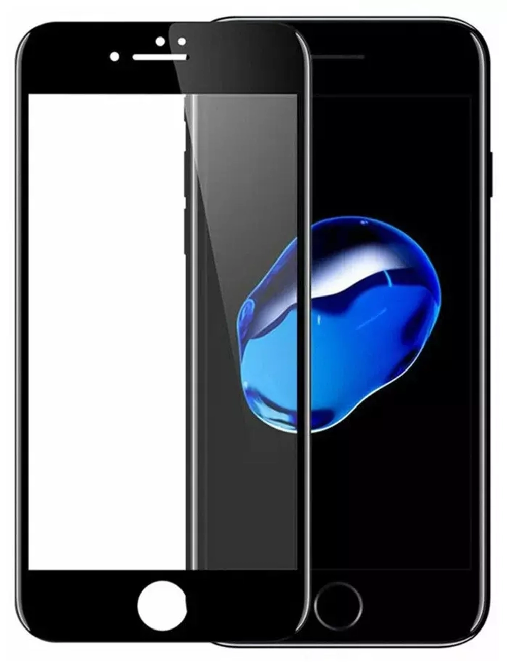 Защитное стекло iPhone 6+ 3D Adpo Black