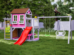 Детский домик с качелями "Прованс - спорт плюс"