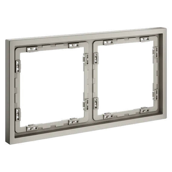 Рамка пластиковая VOLTUM S70 на 2 поста, (кашемир) vls100203