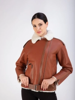 Дубленка женская натуральная зимняя