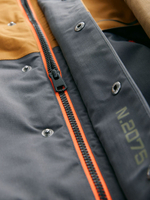 Куртка непромокаемая с капюшоном для мальчика Next 414-211, Горчичный, Синий