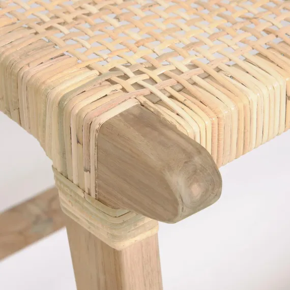 Скамья Beida из массива тика 120 см