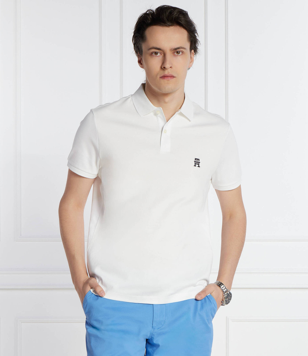Поло Tommy Hilfiger - белый(MW0MW34783)