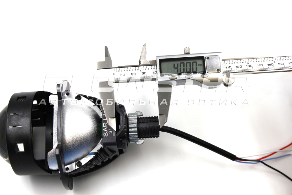 Билед модули Sariti S1 Plus 2025 3.0 дюйма, 2 чипа, 5500K, 12V, 53W/61W, крепление 3R и съемное гаечное (комплект, 2шт)