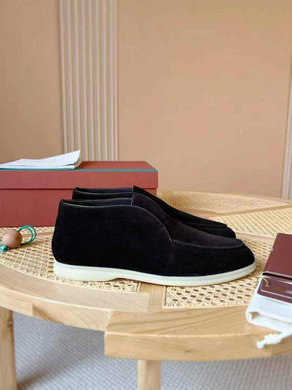 Высокие лоферы Loro Piana