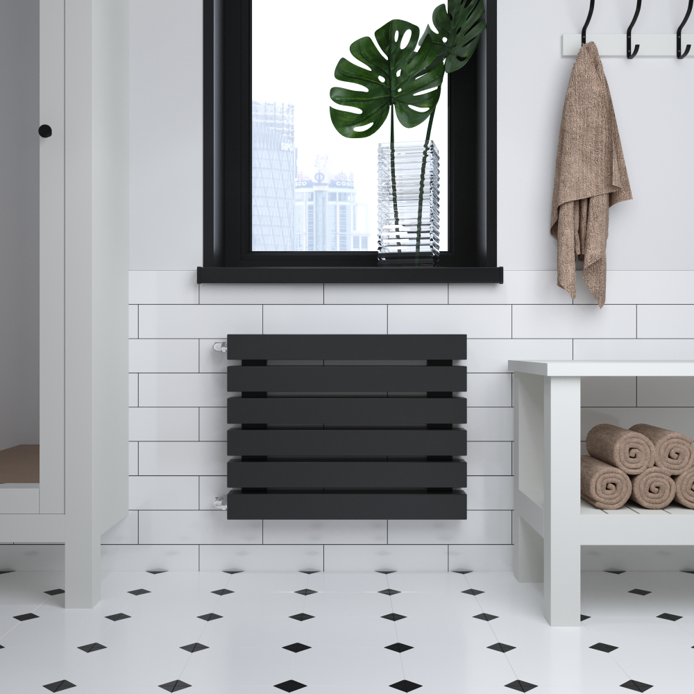 Горизонтальные дизайн-радиаторы Q80 1500мм с боковым подключением