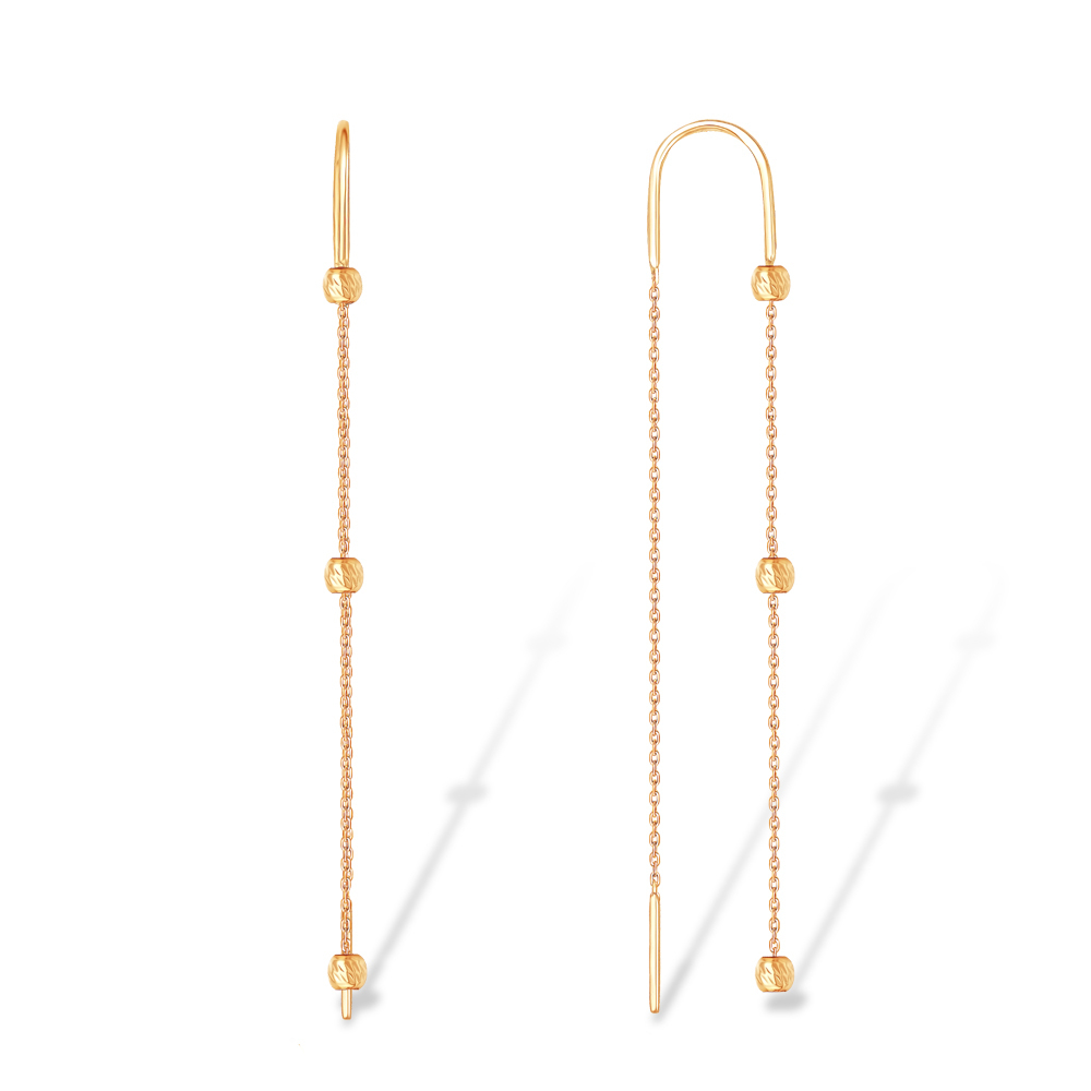 Серьги из золота 585 пробы
