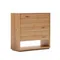 Alguema Комод с 3 ящиками из дубового шпона с натуральной отделкой 100 x 97 см