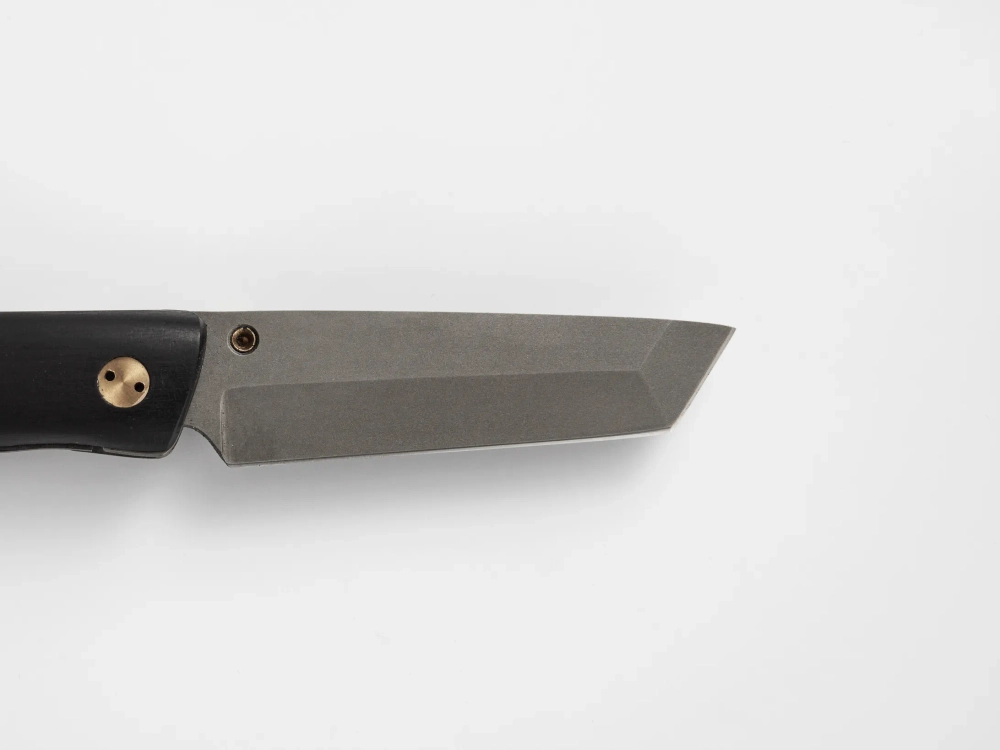 Складной нож "Нокс", сталь Х12МФ, рукоять черный мореный граб