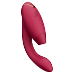 Бордовый вибратор 20,3см с вакуумным стимулятором Womanizer Duo 2 Bordeaux WZ142SG7