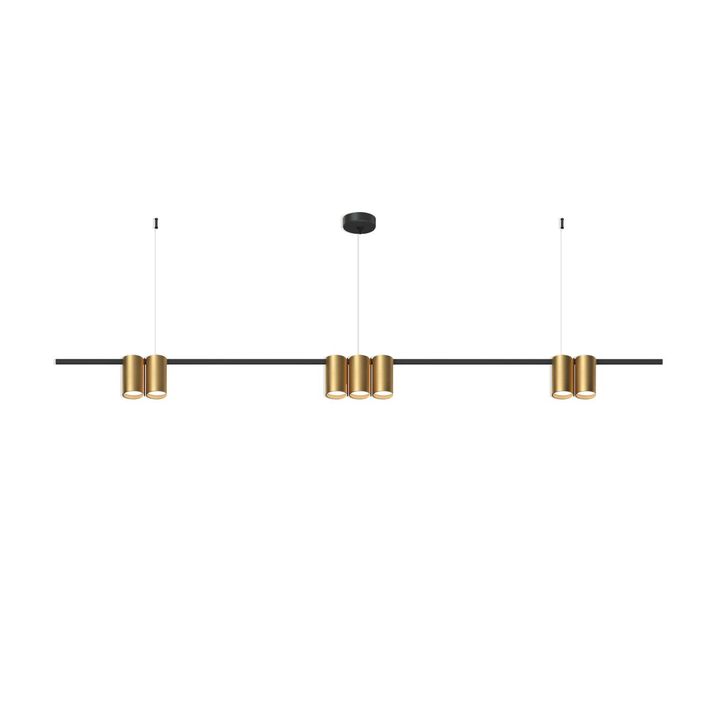 Подвесная люстра Denkirs Orbit DK4063-BK+SG