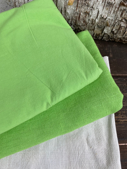 Набор отрезов Tropical green лён + хлопок