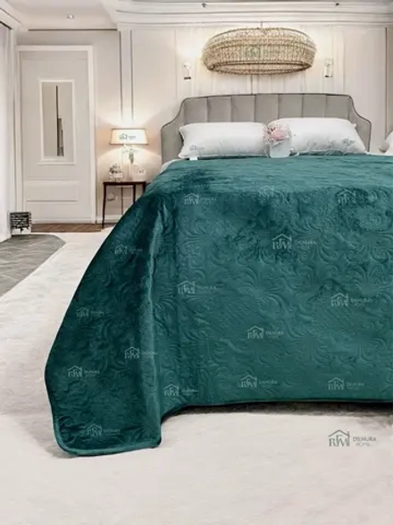 Покрывало 220х240 стеганое для кровати и дивана