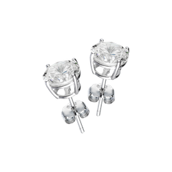 Серьги пусеты White L